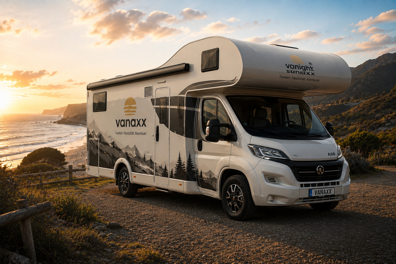Alkoven-Wohnmobil von vanaxx